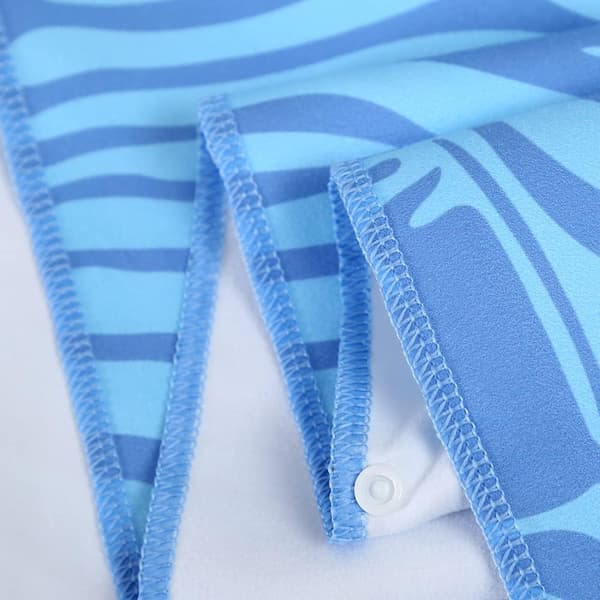 Mikrofiber Sandafvisende Strandtæppe Letvægts Hurtigtørrende Picnicmåtte Til Udendørs Familierejser