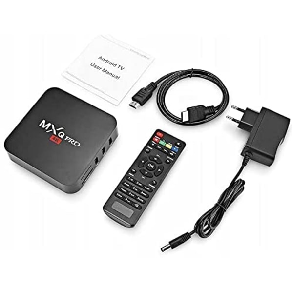 MXQ Pro 4K Smart TV Boks Android 10