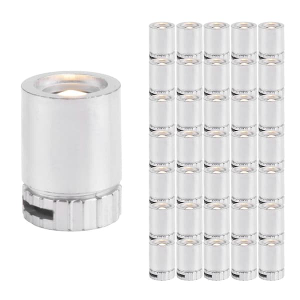 36 stk. Miniaturebelysning til Dukkehus, Miniature LED-belysning til Håndværk, Mini Spotlights Batteridrevne (Varm Hvid)