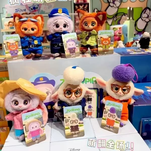 Blindboks med Figurer - Vinyl & Bløde Dyr | Overraskelseslegetøj til Samlere Nick Wilde (Zootopia) Blind bags and blind boxes