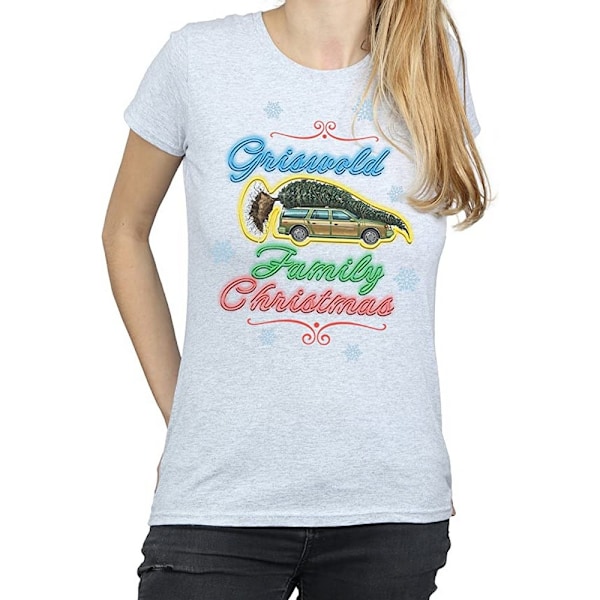 National Lampoon's Christmas Vacation Dame/Dame Griswold Familie T-shirt XL Sports Grå Sports Grå Sports Grey XL