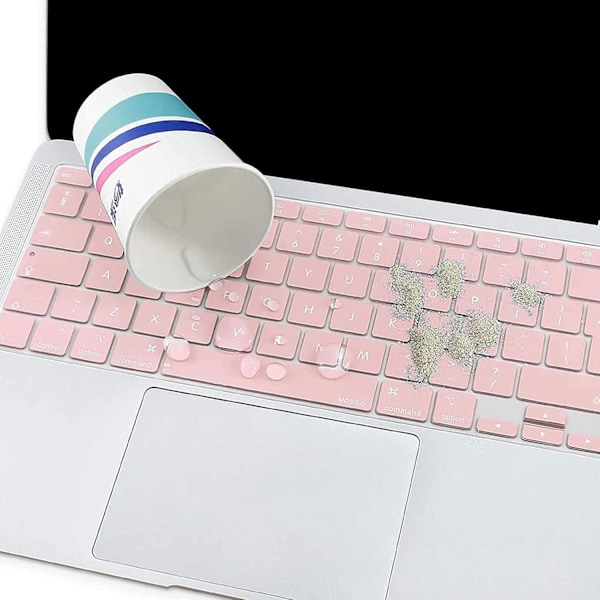 Rose Quartz Tastaturdækning Kompatibel med MacBook Air 13 Inc