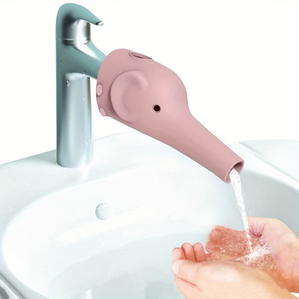 Vandhane Forlænger til Småbørn - Vasktilbehør til Nem Håndvask, Baby Nødvendighed pink color