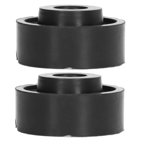 2-pack Jack Rubber Pad Universal Frame Rail Protector V-grooved Reusable Jack Lift Puck for Car Maintenance