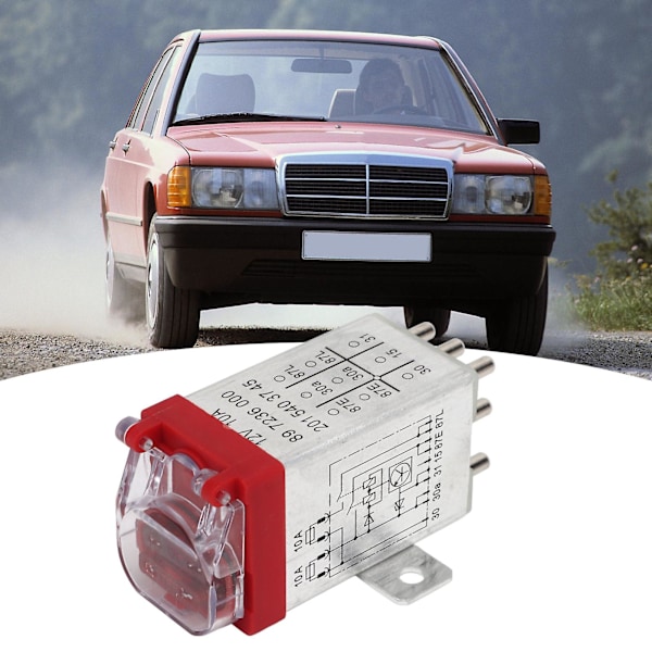 Overbelastningsbeskyttelsesrelæ Stabil Ydelse Holdbar 2015403745 Til R107 R129 W124 W126 W201 LONG