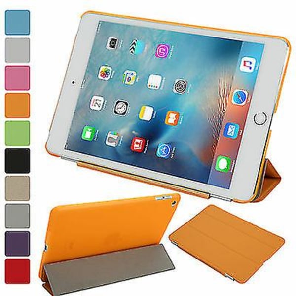Smart Magnetiskt Fodral Auto Wake Sleep Skyddsfodral för iPad Air 1 Julorange