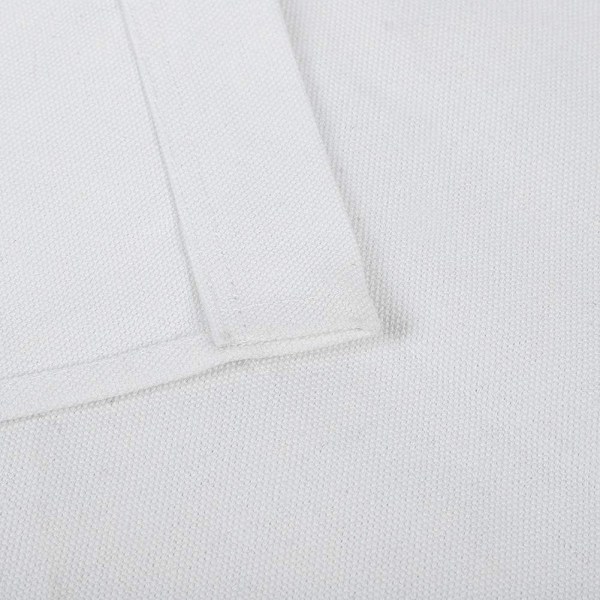 994338 Canvas Stolsöverdrag, 1 Set Regissörsstol Canvas Ersättningssits Tyg Heminredning Möbeltillbehör (Vit) White