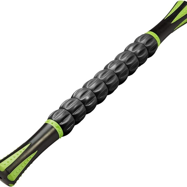 Massasjerulle muskelrullepinne, ergonomisk håndtak ultra-portabel