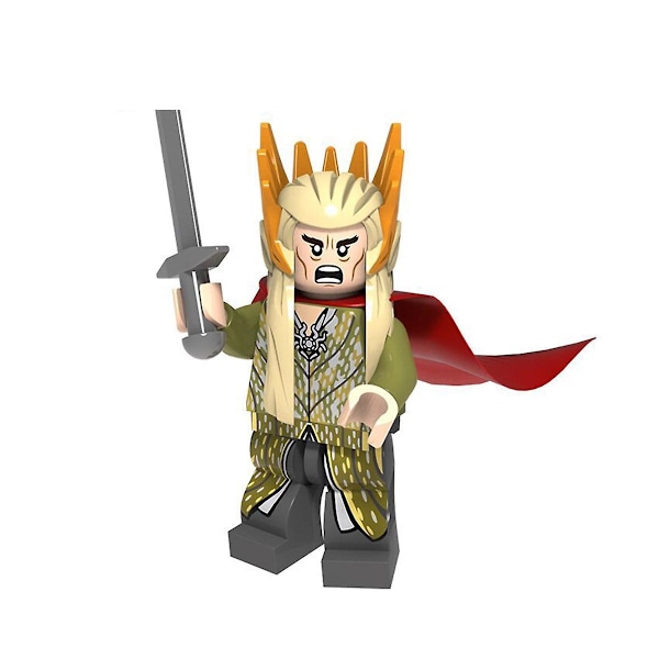 8 stk. Ringenes Herre Actionfigurer Byggeklodser Legetøjssæt Samlerobjekter 4,5 cm Arwen Boromir Elvere Aragorn Minifigurer Byggesæt {HH}