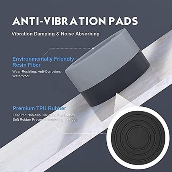 Universella vibrationsdämpare - 4-pack halkfria dämpare för köksmaskiner