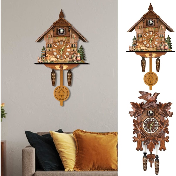 German Black Forest Cuckoo Clock - Retro nordisk stil