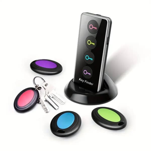 Wireless Key Finder with LED, Locator for Keys, Phone, Wallet, Remote Control