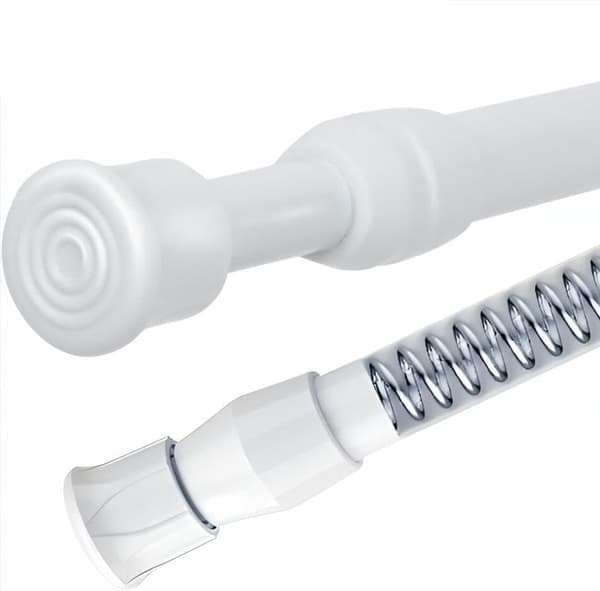 2-pack closet rod extendable 40-70cm, white (tube diameter 1.3cm)