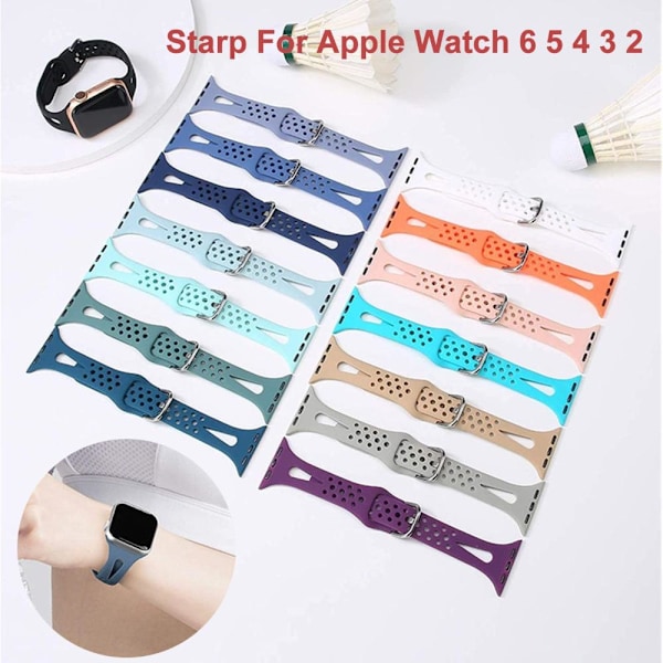 Urrem til Apple Watch SE 6 5 4 3 2 grøn green 42/44mm