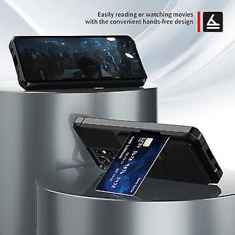 Læder Wallet Case med Kortlommer til Samsung Galaxy S21 Ultra 5G