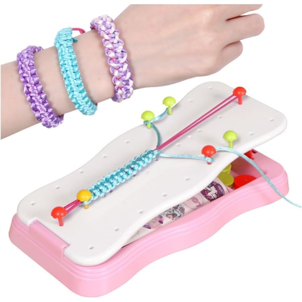 DIY Handrepflätningsset, Stretchigt Armbandstillverkningskit, Färgglad Vänskapsarmbandstillverkare, DIY Reparmband, Vänner{HH}