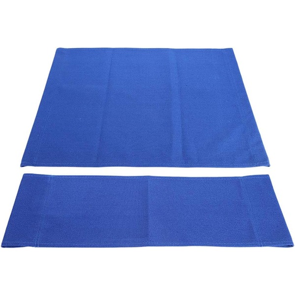 994338 Canvas Stolsöverdrag, 1 Set Regissörsstol Canvas Ersättningssits Tyg Heminredning Möbeltillbehör (Blå) Blue