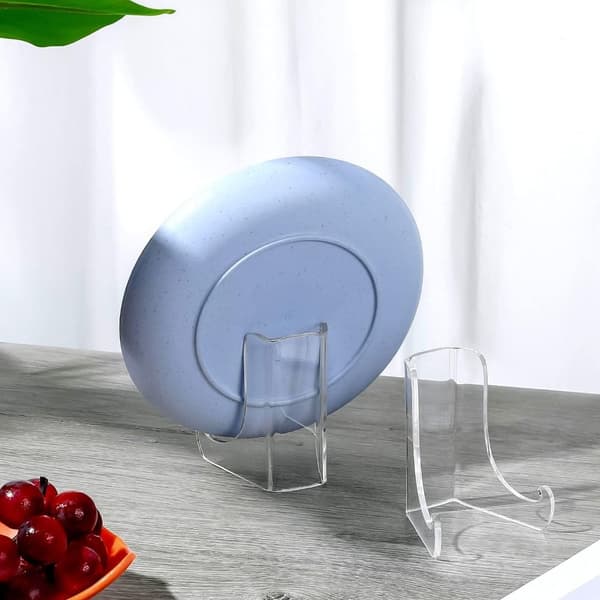 KZQ-2 st Akryl Transparent Display Rack Transparent Förvaringsställ pc pc