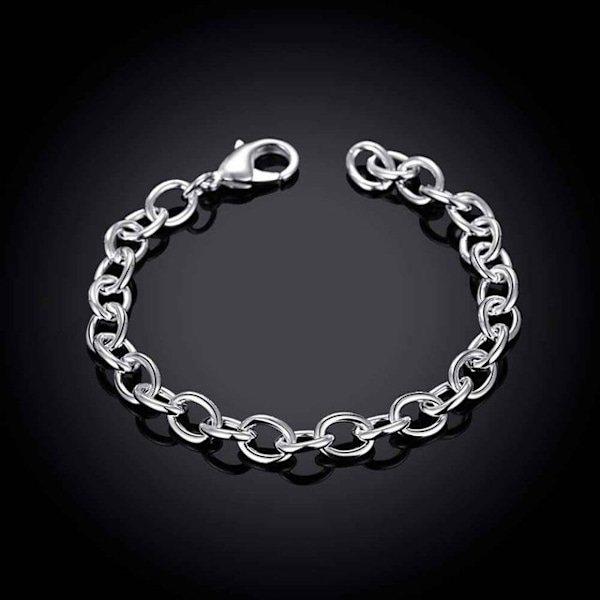 Rannekoru - Tyylikäs ja kaunis ketju/lenkkisuunnittelu silver
