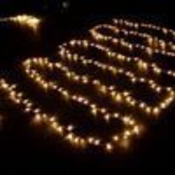 100M 600 LED lyskæde karneval bryllup udendørs indendørs havebelysning