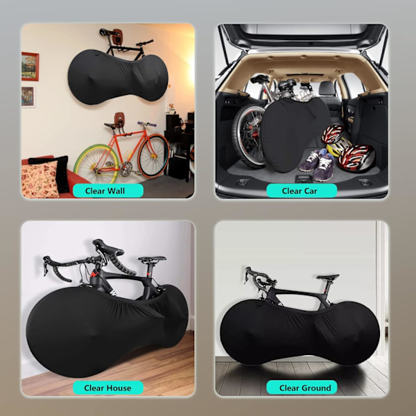 Cykelöverdrag, Expanderbart, Dammtät Förvaringsväska för Cykel