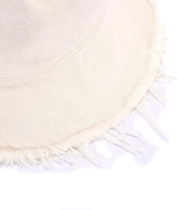 Dame Bomuld Solhat Bred Skygge Sommer Strand Ferie Rejse Tilbehør Beige