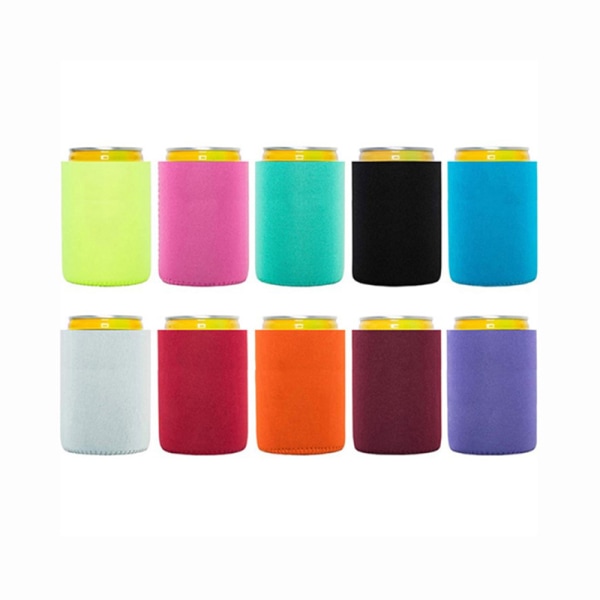 stk ølkjøler/sleeves - Myk isolert gjenbrukbar holder Red