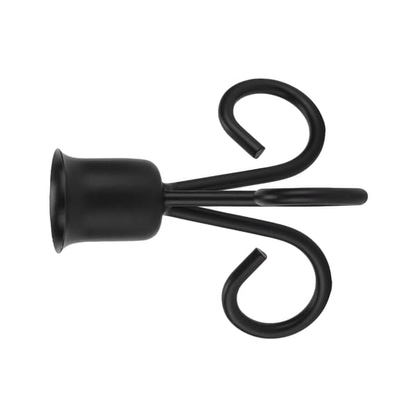 Nordic Retro Geometric Iron Candlestick Aromatherapy Candle Holder Black Home Decor