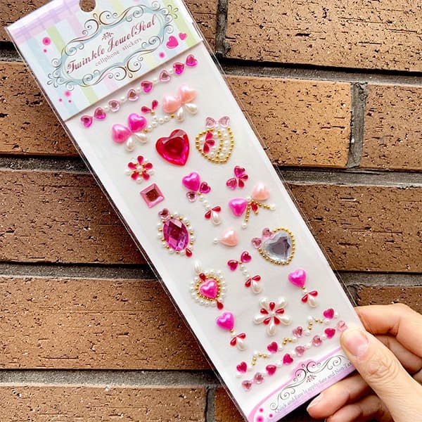 Diamantklistremerker er egnet for håndverk, scenesminke og scrapbooking sparkler A