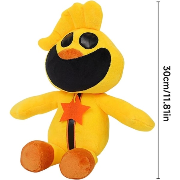 Smiling Critters Plysj, Morsom Smiling Critters Plysj, Søte Kosedyr Puter Dukkeleker for Fans Barn Gutter Jenter Bursdag Kickin Chicken