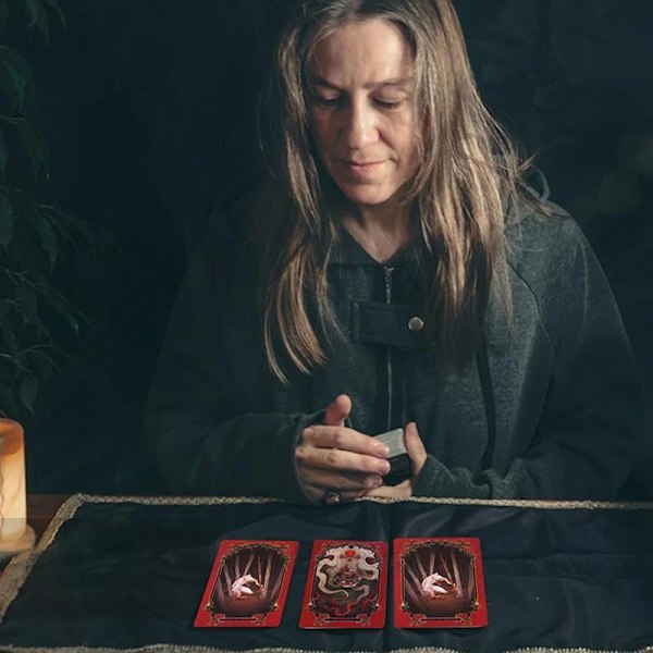 Komplet engelsk Tarot Begynderkort Horror Tarot Spådom