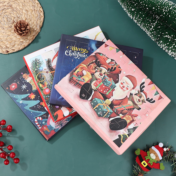 24-dages Julekalender Legetøjssæt Jule Nedtælling Blind Box B