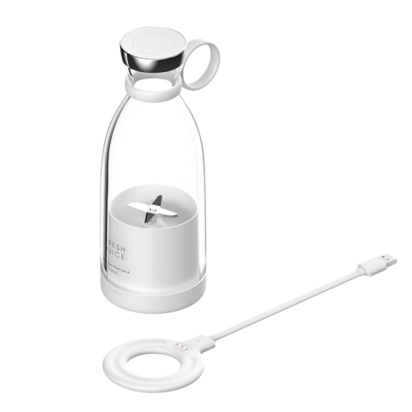 Mini Portable Smoothie Blender - Elektrisk Juicer - Glas Smoothie Maker (Rosa)