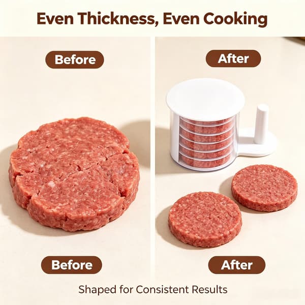 Kreativ hamburgarpress för köket 9-layer hamburger patty maker