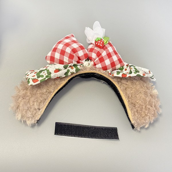 Hiihtokypärän lisävarusteet kissankorvat hiihtokeskus hiihto lämmin koristelu kypärän lisävarusteet Shirley Rose -keksit Duffy-karhutarrat ShellieMay Strawberry