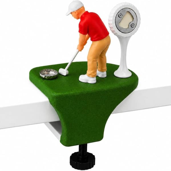 Golfbold-tema flaskeåbner Unik gave til golfelskere Golf ball themed bottle opener