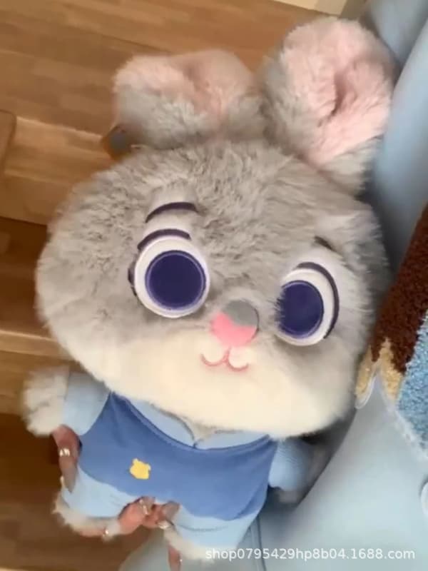 Zootopia Kosedyr - Nick & Judy | Koselige Rev & Kanin | Perfekt Bursdagsgave Nick (Standing Version) 40cm