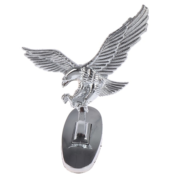 2 st Bil Främre Kåpa Krom Huvprydnad Badge 3D Emblem Ängel Svart 2 st