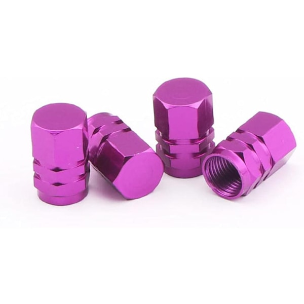 Tire Valve Cap, Color Aluminum Alloy Tire Air Valve Cover, Practical Car Parts Dust Cover, 4pcs