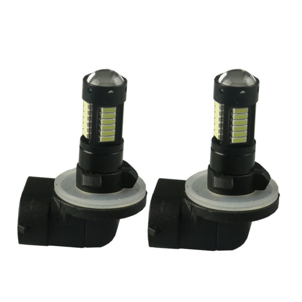 DRL-ljus 6500K Vit 30SMD 4014 881 880 H27 LED Ersättningsdimljuslampor