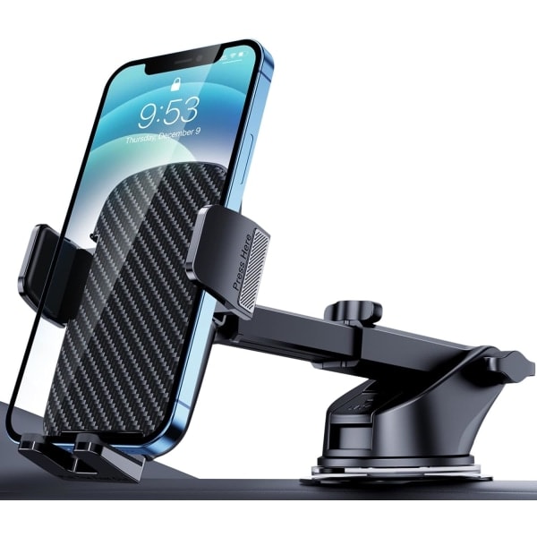 CQBB Biltelefonhållare [Militär Sug] Biltelefonhållare 360° Sugkopp Fast Biltelefon Instrumentbräda Portabel Bilhållare Universal Bil GPS{hh}