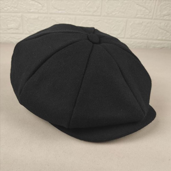 POUDAY Newsboy Kasket til Mænd - Irsk Newsies Cabbie Hat - Flad Vinterhat