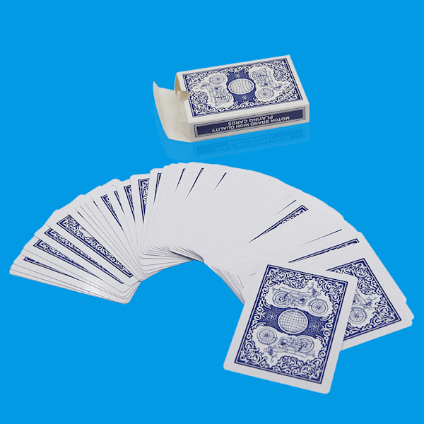 Pokerstorlek Standard Index, 2 Kortlekar - 1 Blå & 1 Röd för Blackjack