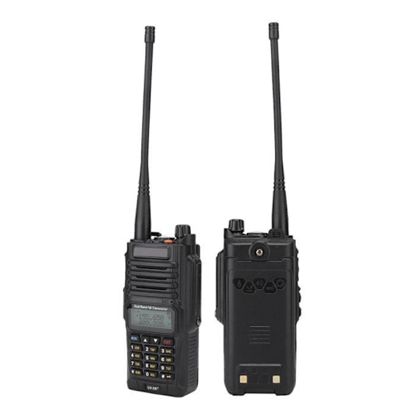 HURRISE Bærbar Walkie Talkie HURRISE Toveisradio UV XR Walkie Talkie Programmeringskabel Lydstykke EU-kontakt