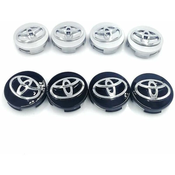 Sopii Toyota 4 62mm pyörän napakapseliin, sopii mustaan logomerkkiin