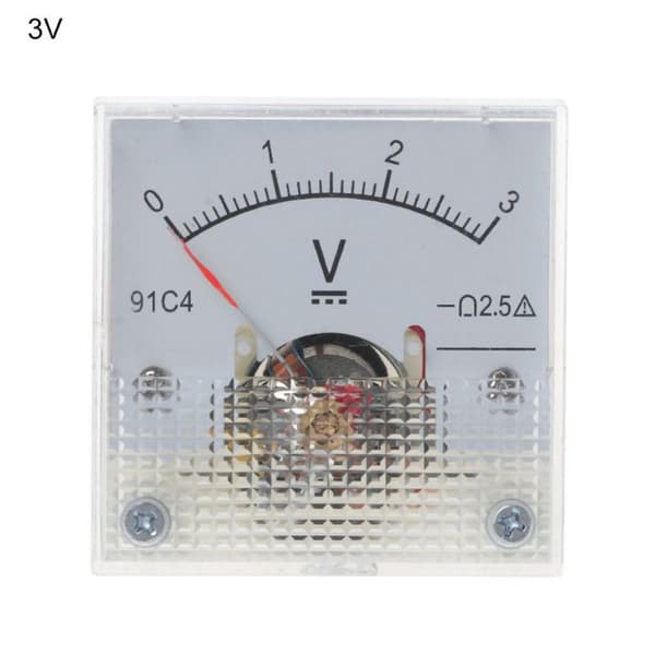 KZQ Voltmeter Analogt Panelmeter 0-3V 0-3V 0-3V 0-3V