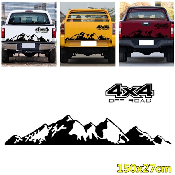 2X Off-Road Grafik Dekal Bildekal för Ranger Pickup Dma NAVARA