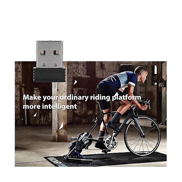 Cykel ANT+ USB-stik Trådløs Modtager Adapter Sensor Cykeltræner Til Bkool