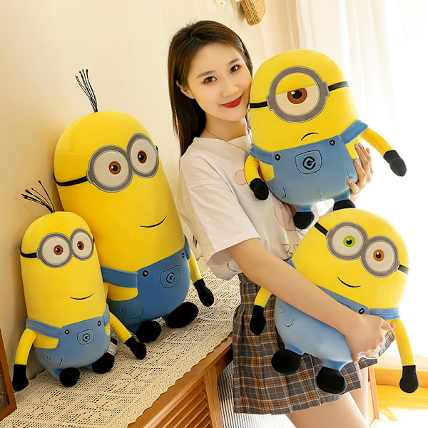 Minions Plyschdjur, Mjukisdjur Stuart/Kevin/Bob, Kawaii Mjukt Sött Sovdjur Sängkudde Alla Hjärtans Dag Present För Barn Småbarn 30cm 30cm Stuart