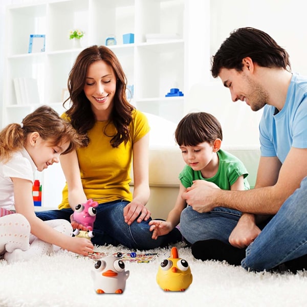 4-pack Stressbollar Roliga Djurögon som Exploderar med Klibbiga Ögon, Fidget Leksaker för Åldrarna 3 till Vuxen, Kawaii Squishy för Födelsedag{HH}